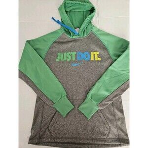 Nike Therma Fit Women's Size Small Hoodie Sweatshirt 'Just Do It' W/ Thumb Holes